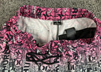 Hurley 25th Cannonball Volley Swim Trunks Mens Pink Green Ombre Board Shorts M
