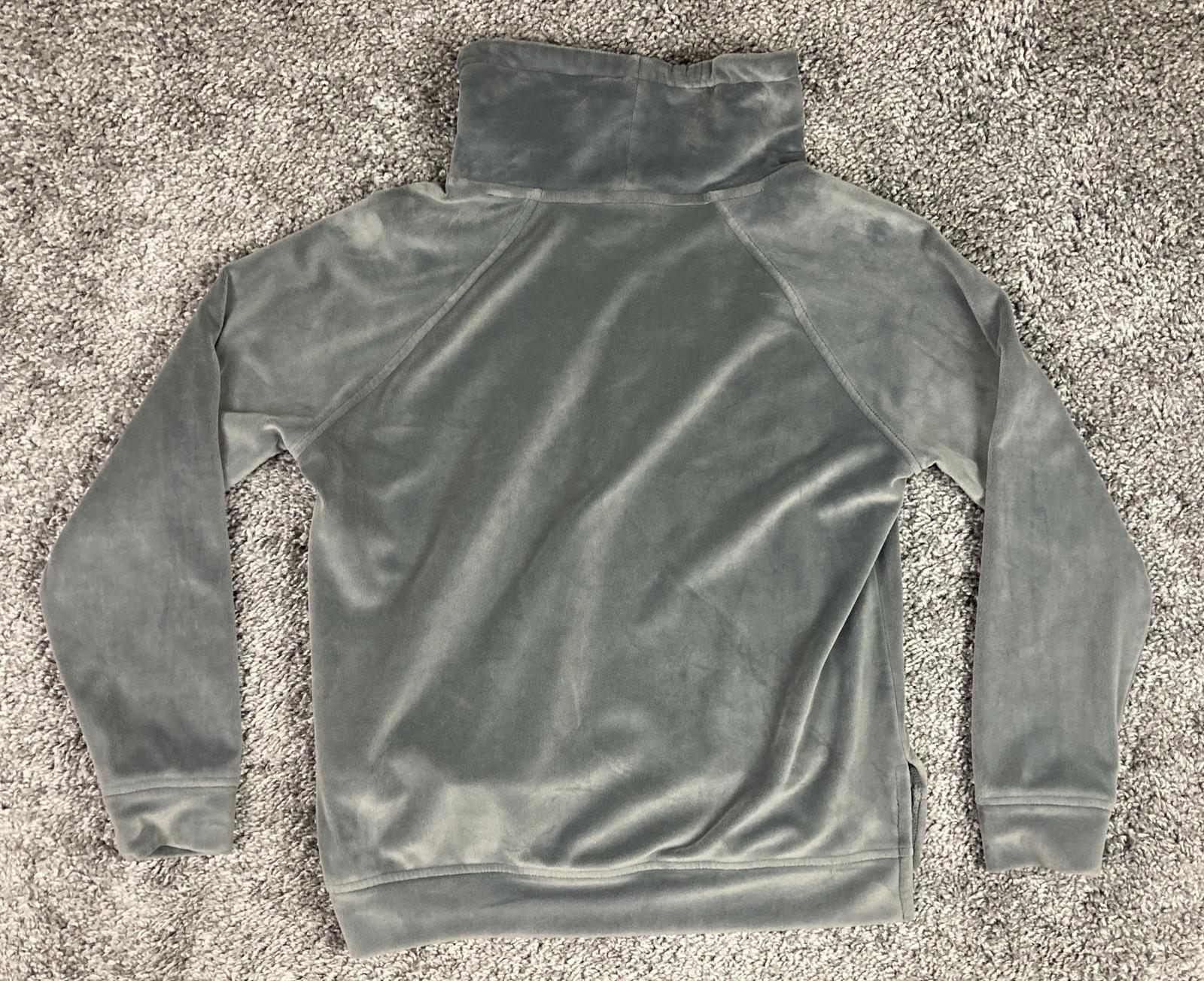 Barefoot Dreams LuxeChic Pullover Gray Cowl Neck Women Sz XS