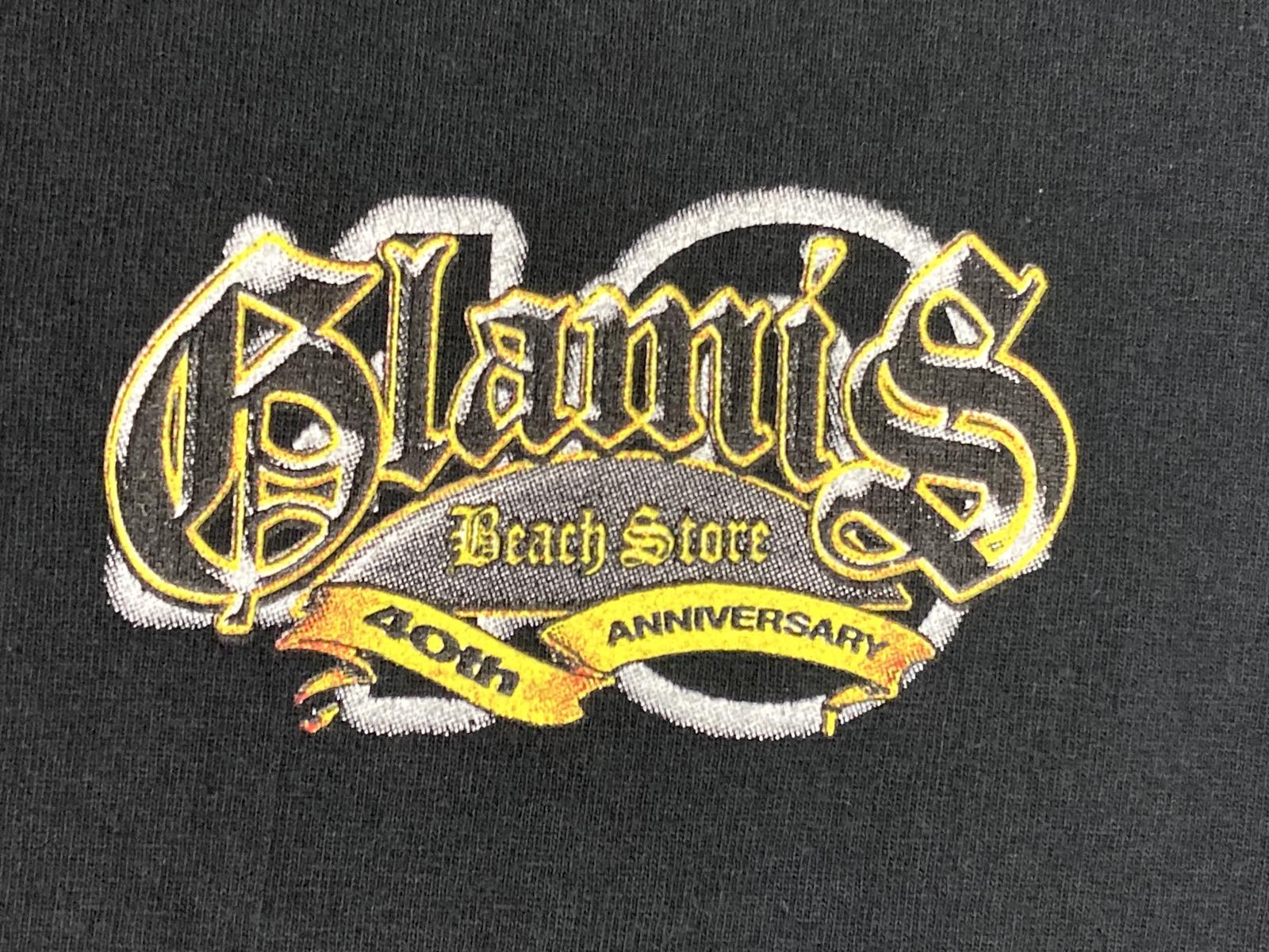 Glamis Beach Store Long Sleeve Black T-Shirt 40th Anniversary Men's Sz  L
