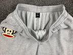 Paul Frank Sweatpants Juniors Gray Wide Leg Julius Monkey Y2K Lounge Pants XXL