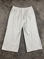 Paul Frank Sweatpants Juniors Gray Wide Leg Julius Monkey Y2K Lounge Pants XXL