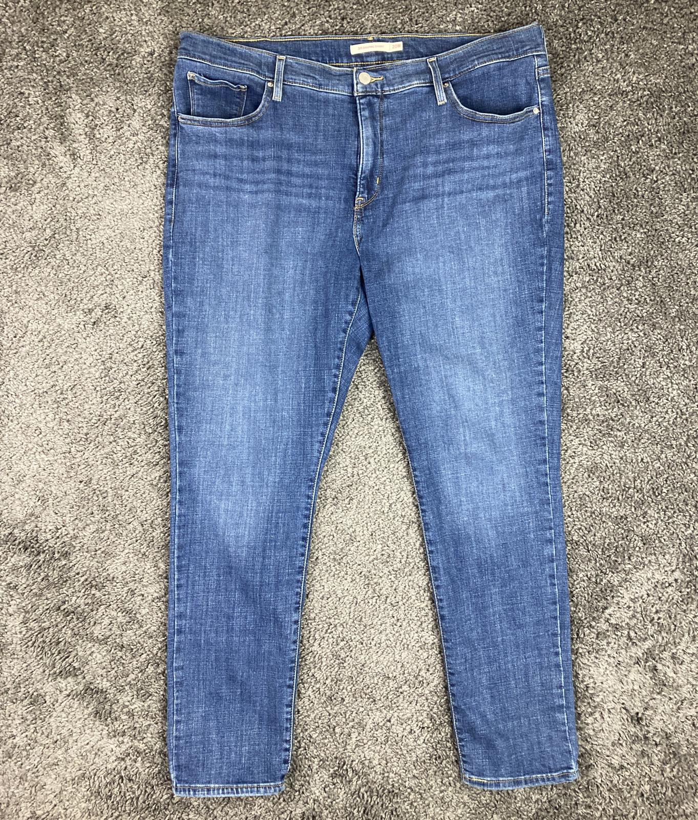 Levi's 311 Shaping Skinny Jeans Women’s 20W Blue Stretch Denim