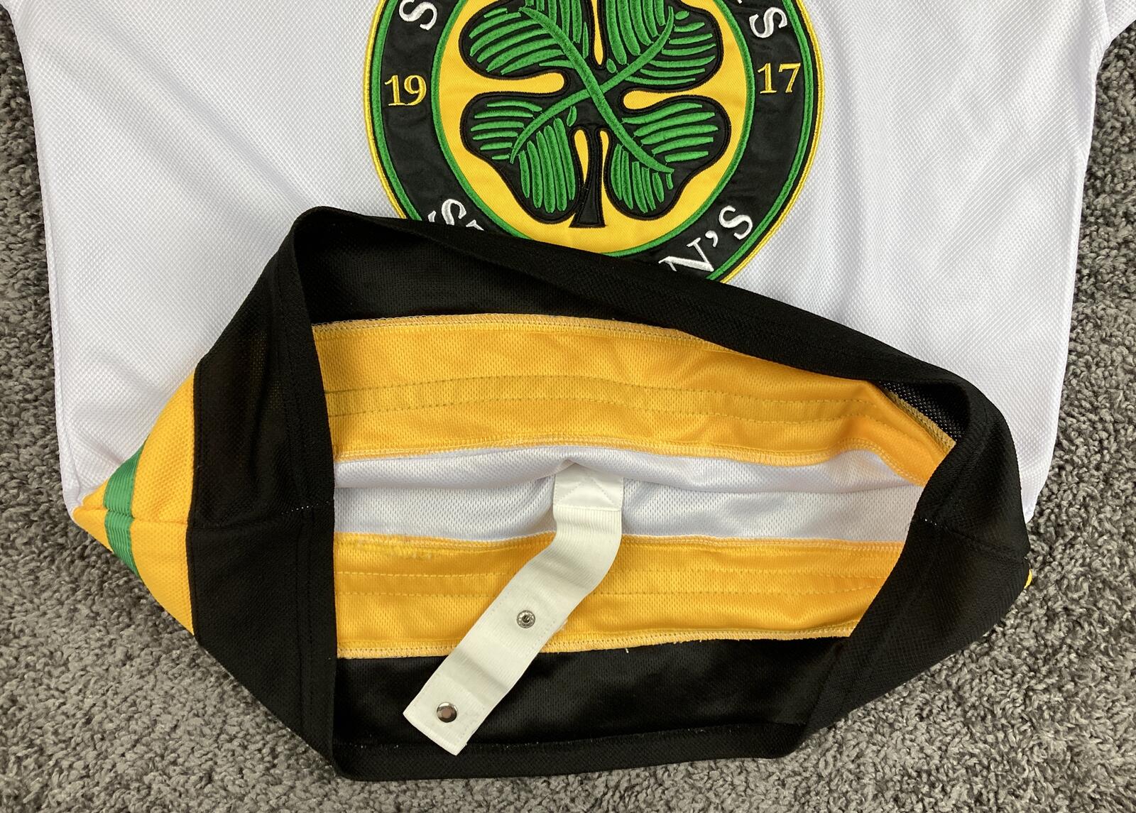 St Johns Shamrocks Hockey Jersey Goon Movie Ross The Boss Rhea 3 Fight Strap M