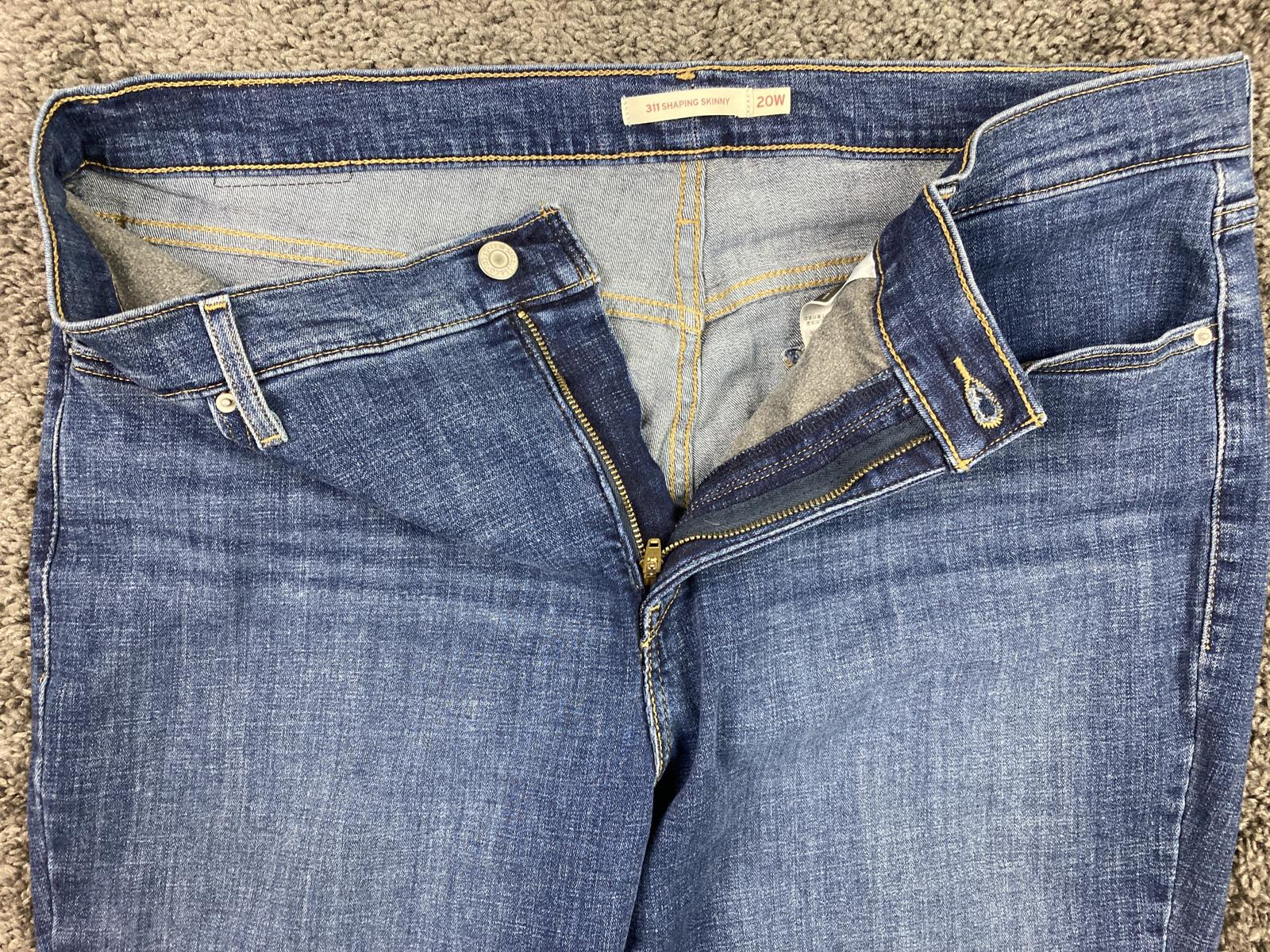 Levi's 311 Shaping Skinny Jeans Women’s 20W Blue Stretch Denim