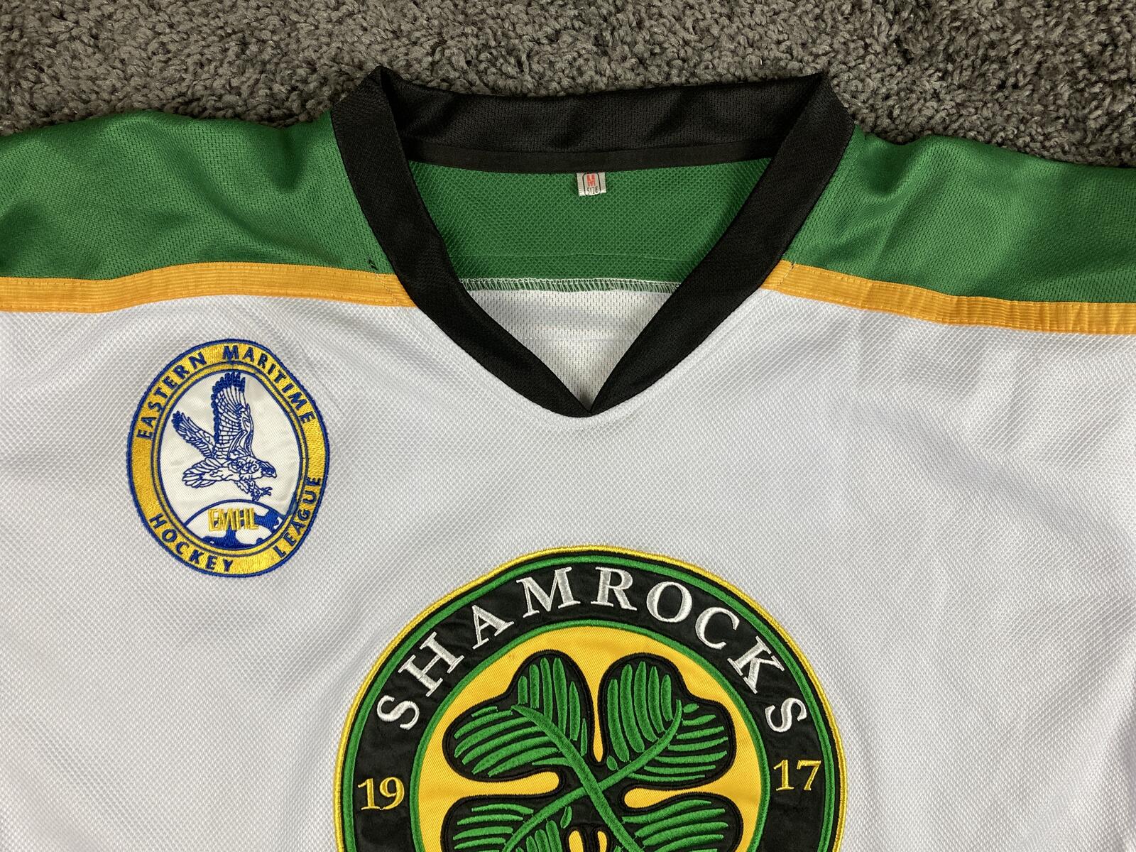 St Johns Shamrocks Hockey Jersey Goon Movie Ross The Boss Rhea 3 Fight Strap M