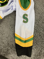 St Johns Shamrocks Hockey Jersey Goon Movie Ross The Boss Rhea 3 Fight Strap M