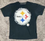 Pittsburgh Steelers T-Shirt Ring Spun Soft Men's Black NFL Team Apparel  Size L