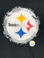 Pittsburgh Steelers T-Shirt Ring Spun Soft Men's Black NFL Team Apparel  Size L