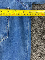 Zara TRF Denim Jacket Cropped Women’s Blue Size S