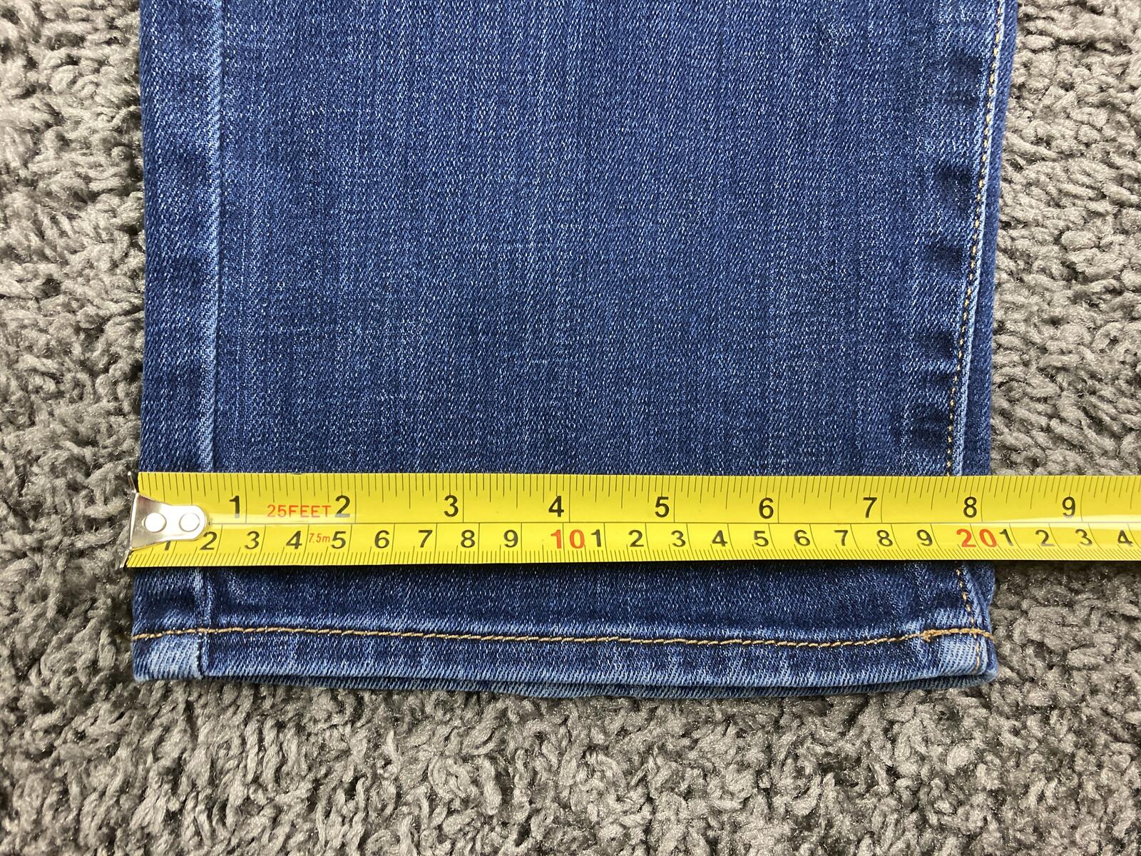 Lucky Brand 410 Athletic Slim Jeans Mens 34x30 Haze Blue Coolmax Stretch Denim