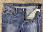 Lucky Brand 410 Athletic Slim Jeans Mens 34x30 Haze Blue Coolmax Stretch Denim