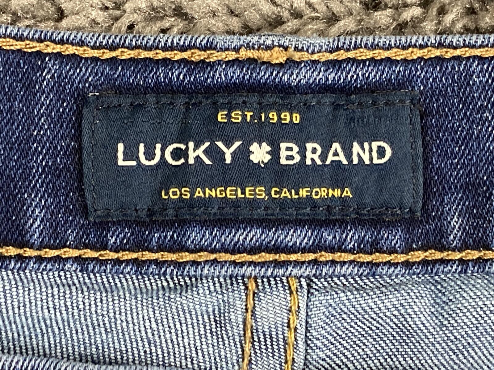 Lucky Brand 410 Athletic Slim Jeans Mens 34x30 Haze Blue Coolmax Stretch Denim