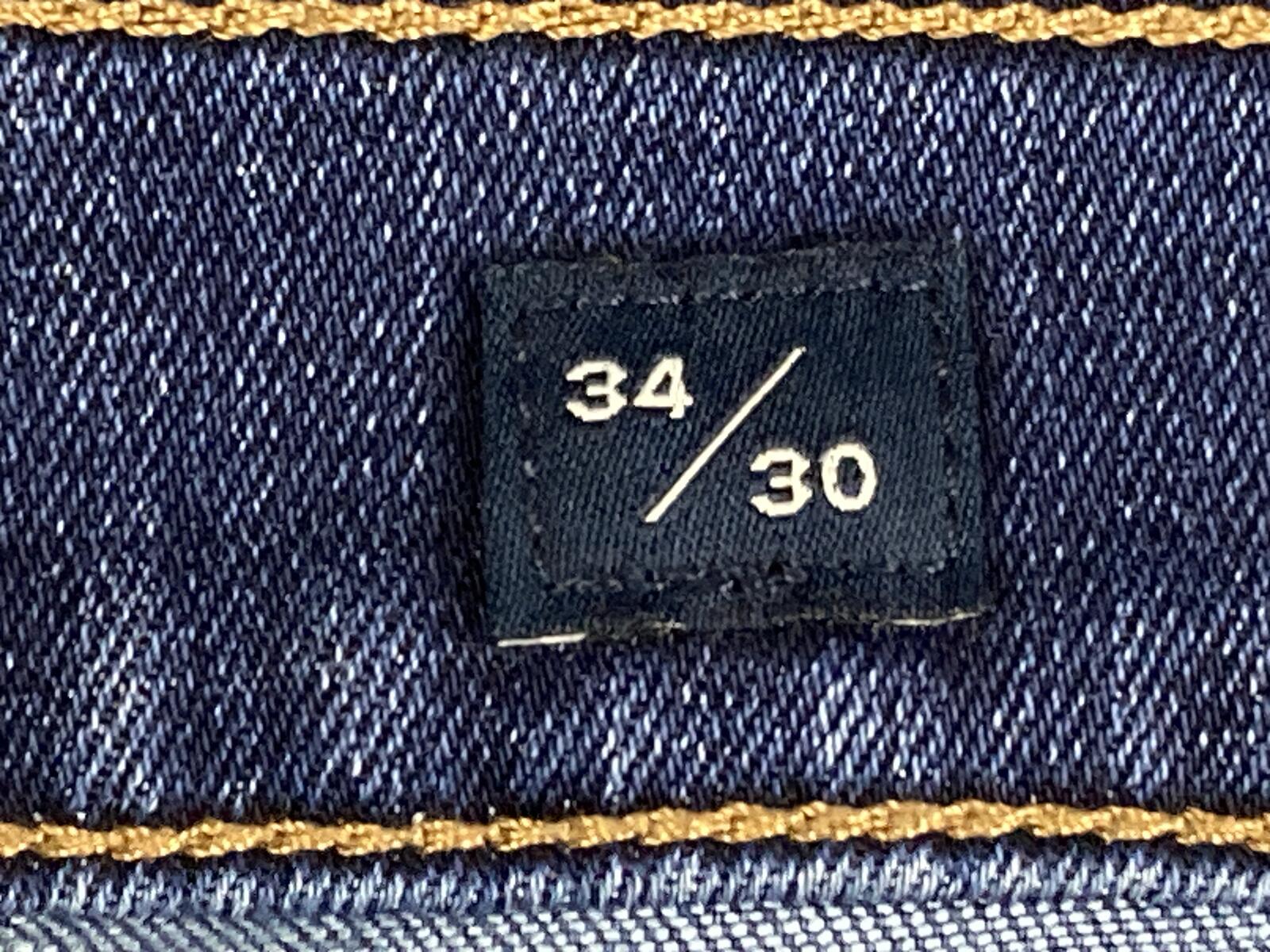 Lucky Brand 410 Athletic Slim Jeans Mens 34x30 Haze Blue Coolmax Stretch Denim