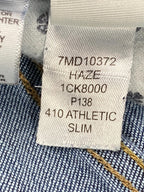 Lucky Brand 410 Athletic Slim Jeans Mens 34x30 Haze Blue Coolmax Stretch Denim