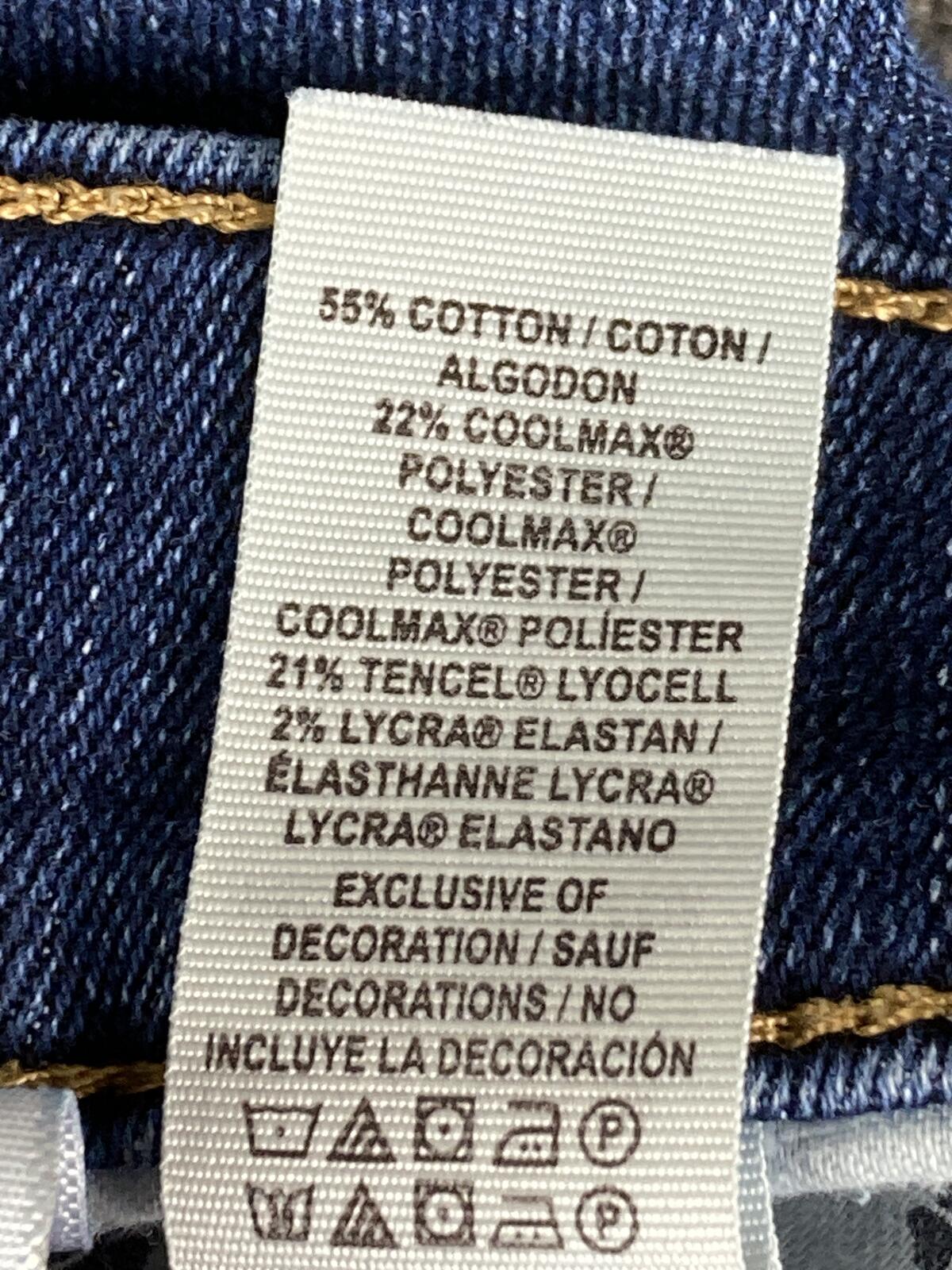 Lucky Brand 410 Athletic Slim Jeans Mens 34x30 Haze Blue Coolmax Stretch Denim