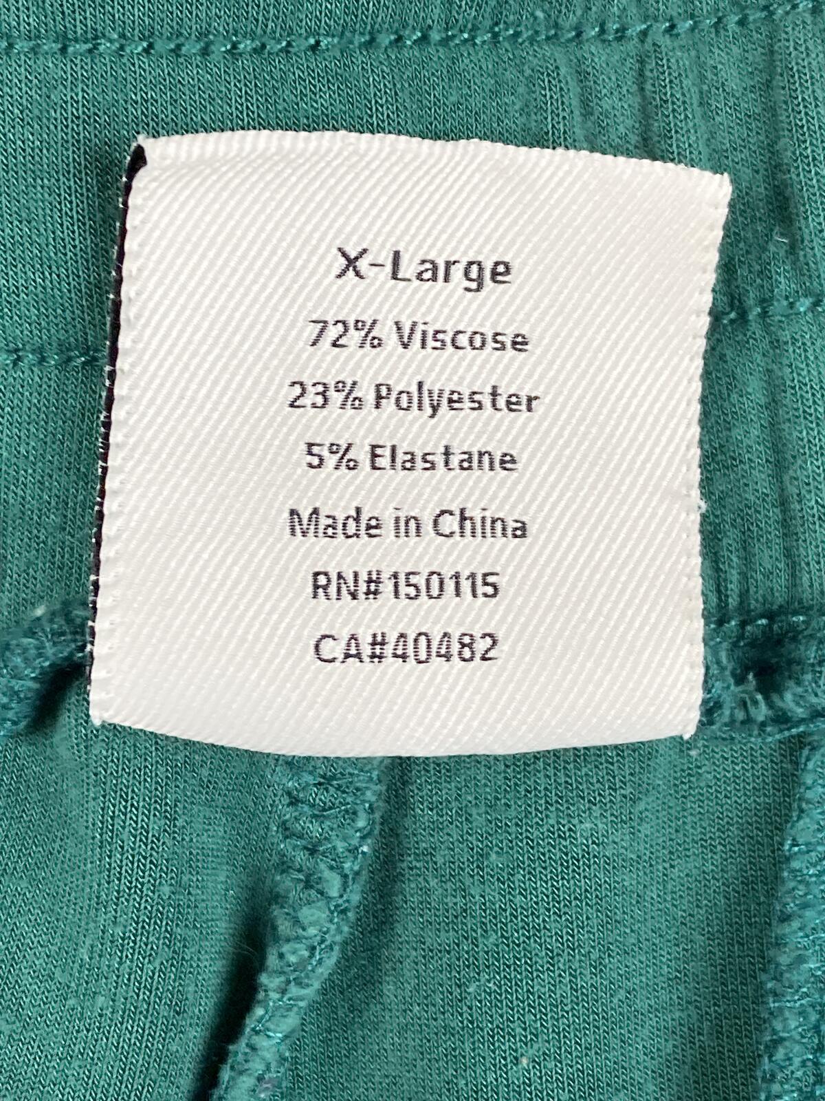 Varley The Slim Cuff Pant 25 Women's Green DoubleSoft Joggers Sweatpants Sz XL