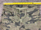 Hudson Colby Ankle Moto Skinny Cargo Pants Women’s Camo Zip Pockets Sz 25