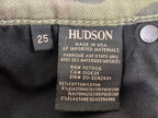Hudson Colby Ankle Moto Skinny Cargo Pants Women’s Camo Zip Pockets Sz 25