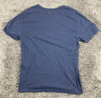 Hurley Surf Co Mens Graphic Tee Blue Short Sleeve Crew Neck T-Shirt Surf  Size M