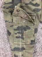 Hudson Colby Ankle Moto Skinny Cargo Pants Women’s Camo Zip Pockets Sz 25