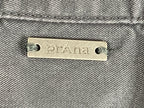 prAna Dress Women's Gray Sleeveless Tencel Lyocell Button V Neck Pockets Sz S