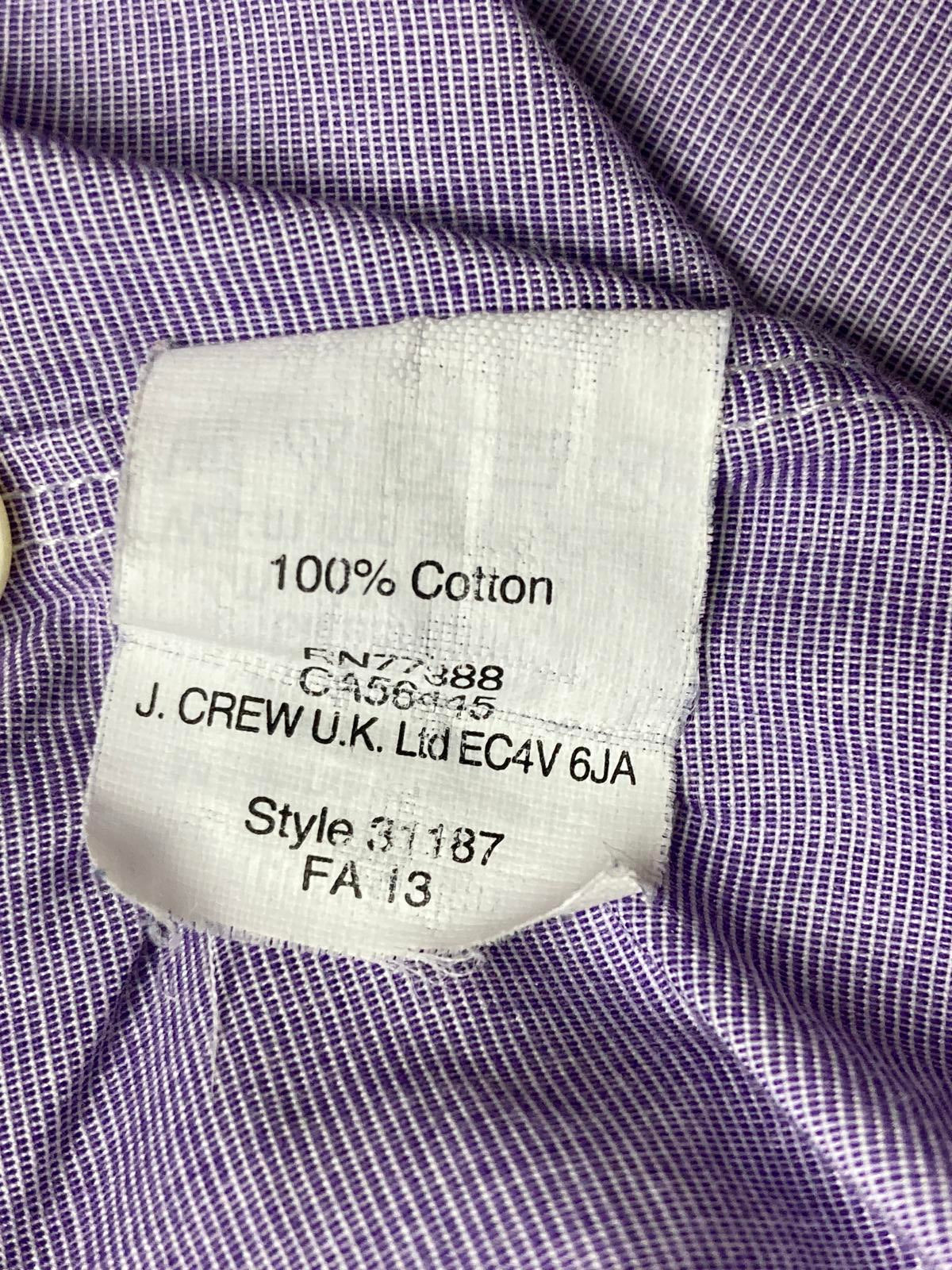 J.Crew Button Down Shirt Slim Fit Men’s Lavender Sz M