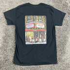 Schwartz's Montreal Deli T Shirt Mens Black Graphic Charcuterie Canada Sz Medium