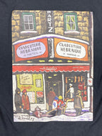 Schwartz's Montreal Deli T Shirt Mens Black Graphic Charcuterie Canada Sz Medium
