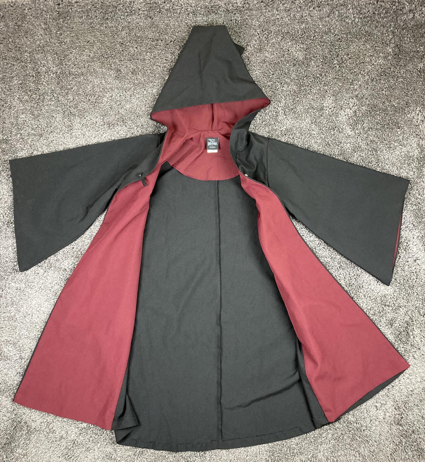 Wizarding World of Harry Potter Gryffindor Hooded Black Robe Unisex Kids XXXS