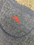 Tommy Bahama Rare Reversible Sweater XL Collectors Style Blue Red Marlin Crew