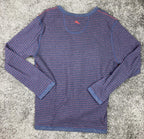 Tommy Bahama Rare Reversible Sweater XL Collectors Style Blue Red Marlin Crew
