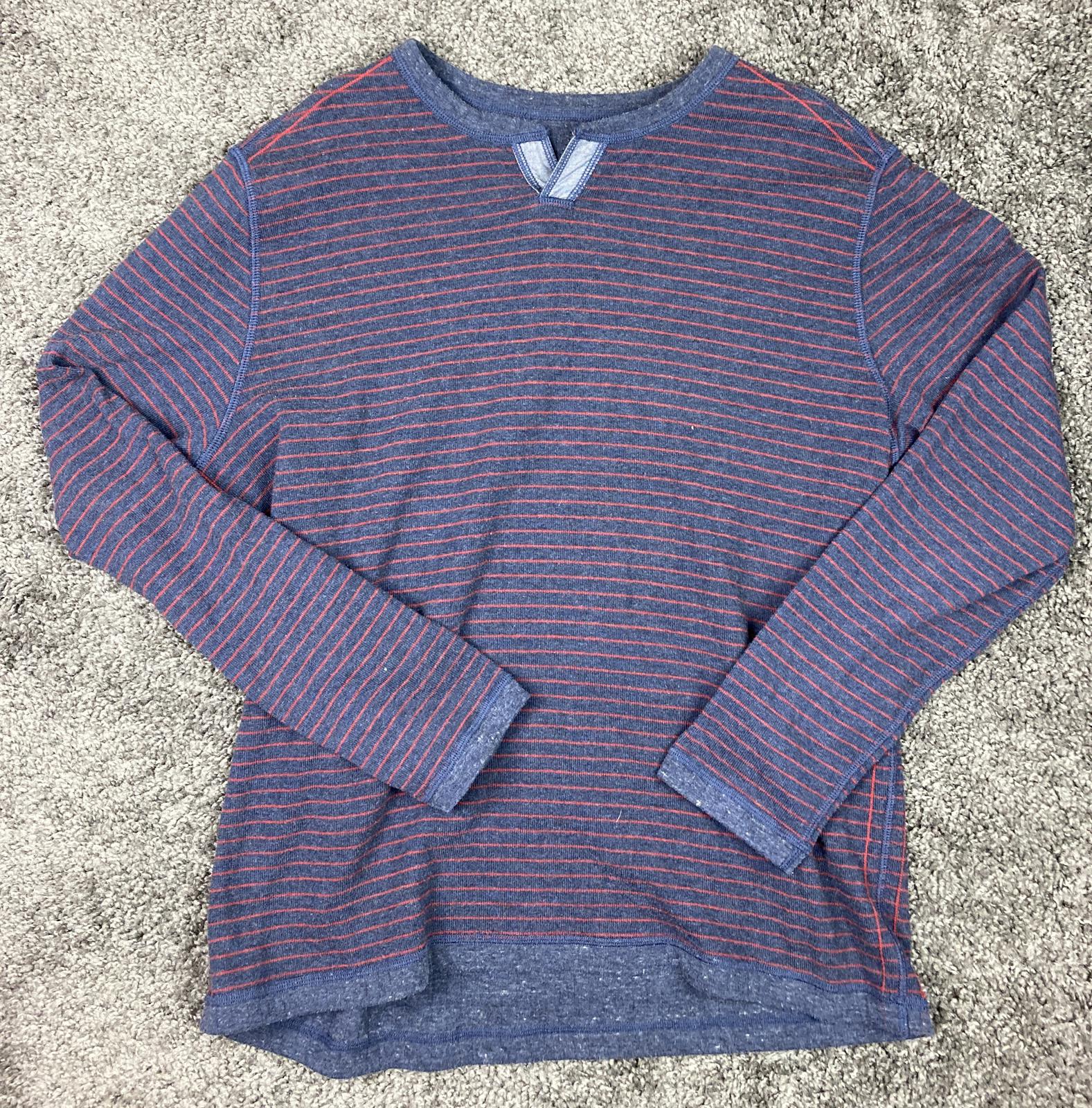 Tommy Bahama Rare Reversible Sweater XL Collectors Style Blue Red Marlin Crew