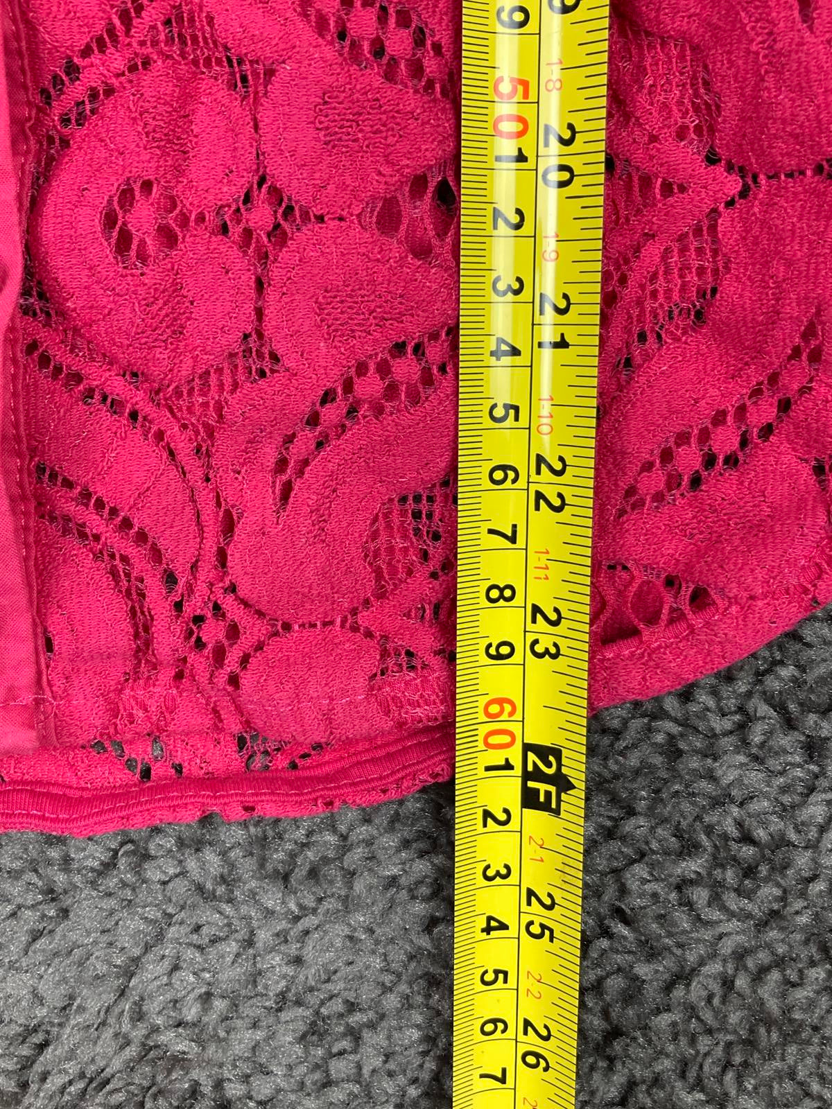 Maeve by Anthropologie Lace Button Up Shirt Womens Pink Floral Long Sleeve Sz 2P