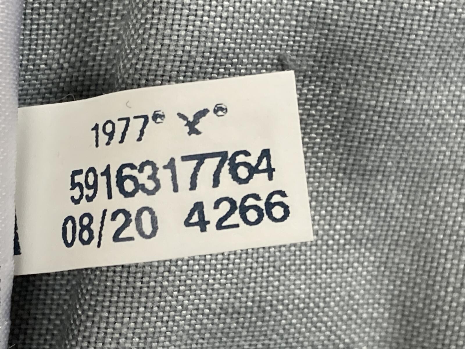 American Eagle Corduroy Pants Womens Short Super High Rise Flare Gray Sz 10 NWT