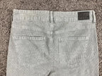 American Eagle Corduroy Pants Womens Short Super High Rise Flare Gray Sz 10 NWT