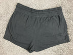 Alo Yoga Black Daze Shorts Alolux Loungewear Knit Pockets Drawstring Sz Medium