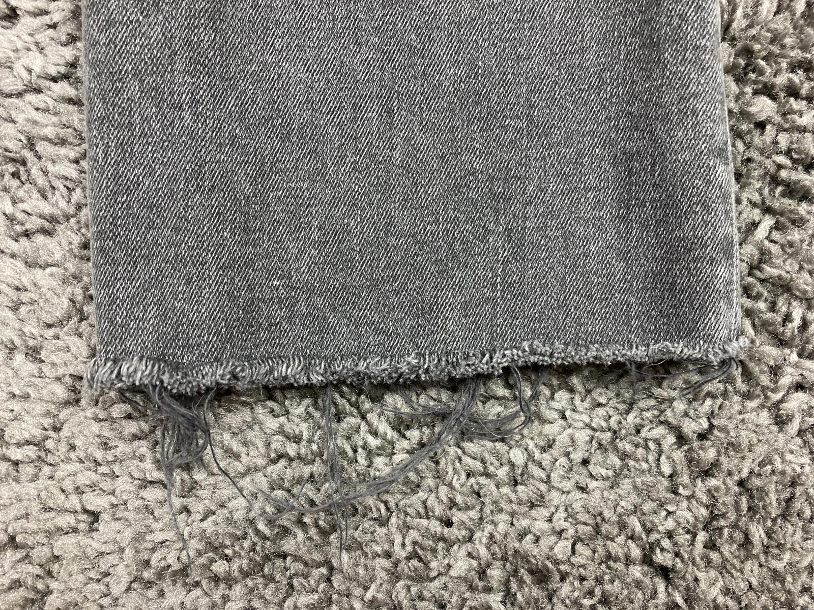 Everlane High Rise Kick Crop Jeans Women's Gray Stretch Raw Hem Sz 27