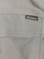 Columbia Sportswear Men’s Sz XXL Gray Long Sleeve Button Front Shirt Mesh Lined