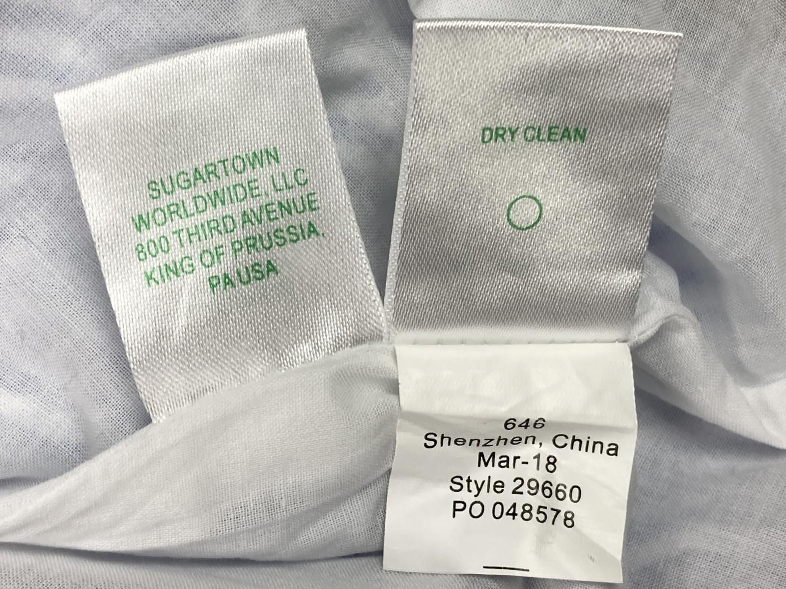 Lilly Pulitzer Alivia Fit & Flare Eyelet Lace Seersucker Blue White Dress Sz 2