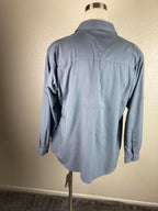 Columbia Sportswear Men’s Sz XXL Gray Long Sleeve Button Front Shirt Mesh Lined