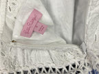 Lilly Pulitzer Alivia Fit & Flare Eyelet Lace Seersucker Blue White Dress Sz 2