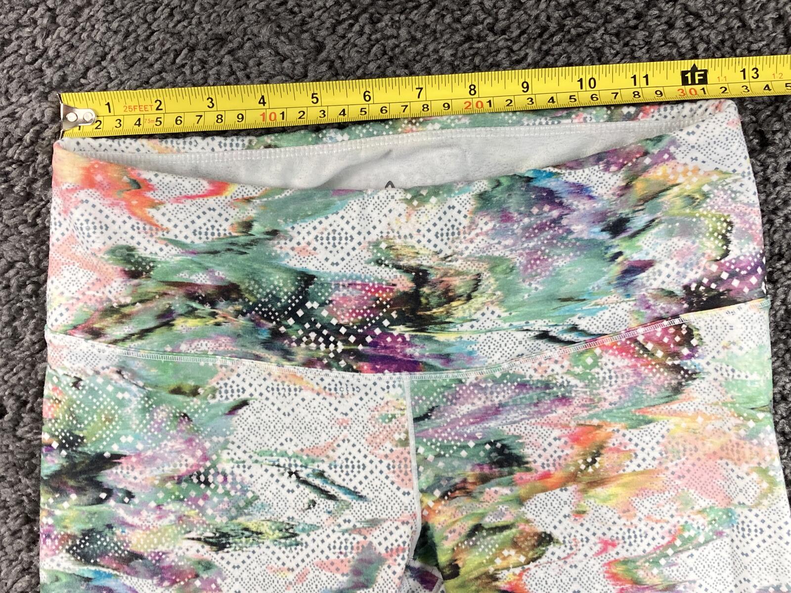 prAna Pillar Printed Leggings  Abstract Geometric Activewear Yoga Pant Sz Small