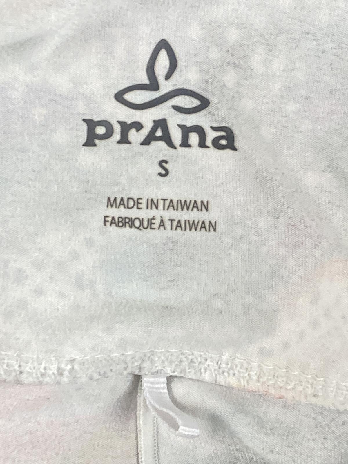 prAna Pillar Printed Leggings  Abstract Geometric Activewear Yoga Pant Sz Small