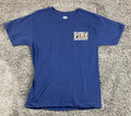 Los Angeles Fire Department T-Shirt Men's Blue Hanes Beefy-T Sz Medium