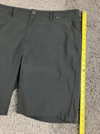 Hurley Mens One & Only Walk Shorts Black Polyester Casual Mesh Pockets Size 36