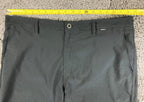 Hurley Mens One & Only Walk Shorts Black Polyester Casual Mesh Pockets Size 36