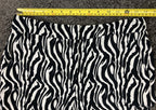 REISS Libby Zebra Print Slim Leg Trousers Pants US Black White Fabric Sz 4
