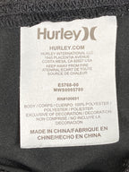 Hurley Mens One & Only Walk Shorts Black Polyester Casual Mesh Pockets Size 36