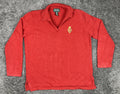 VTG Lauren Jeans Co Ralph Lauren Red Knit Sweater Crown Crest Logo P/L Petite
