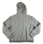 Vintage Anchor Blue Sherpa Lined Full Zip Hoodie Men's Gray Heavyweight Sz L